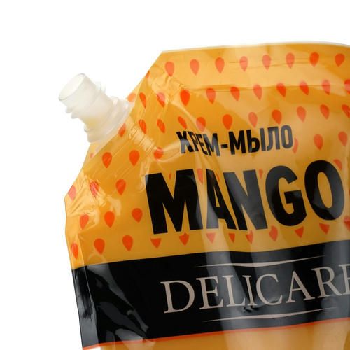 Жидкое мыло Delicare Арома "Манго" дой-пак 500мл — изображение 3