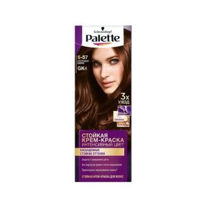 Стойкая крем - краска для волос Palette Интенсивный цвет GK4 Благородный каштан