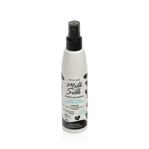 Спрей для волос Delicare Milk & Silk "кератиновый" 200мл — изображение 2