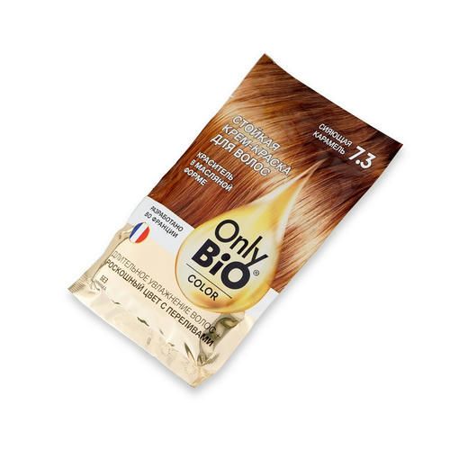 Крем - краска для волос Only Bio Color 7.3, Сияющая карамель, 115мл — изображение 3