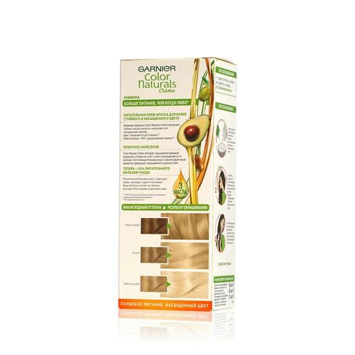 Крем - краска Garnier Color Naturals стойкая для волос 10 Белое солнце — изображение 3