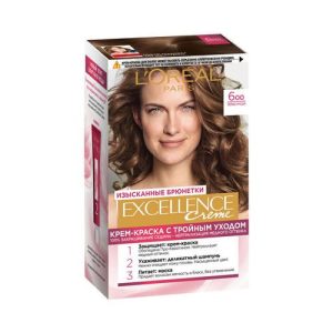 Крем - краска L'Oreal Paris EXCELLENCE Creme стойкая для волос 600 Темно-русый