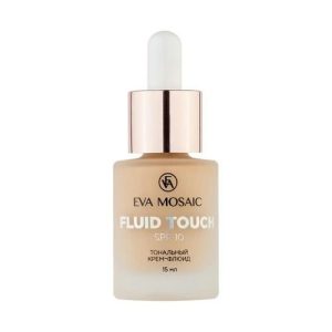 Тональный крем - флюид для лица Eva Mosaic Fluid Touch 01 Фарфор 15мл