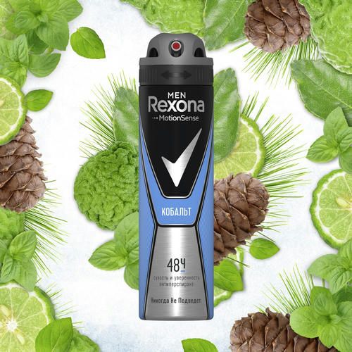Мужской дезодорант - антиперспирант Rexona Men Cobalt 150мл — изображение 5