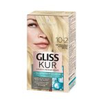 Стойкая краска для волос Gliss Kur Уход & увлажнение с гиалуроновой кислотой 10-2 Натуральный холодный блонд