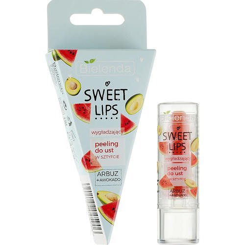 Bielenda Sweet Lips Smoothing Lip Scrub - Разглаживающий скраб для губ "Арбуз + авокадо", 4.3 г. — изображение 2
