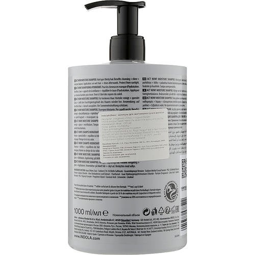 Indola Act Now! Moisture Shampoo - Шампунь увлажняющий для сухих волос, 1000 мл. — изображение 2