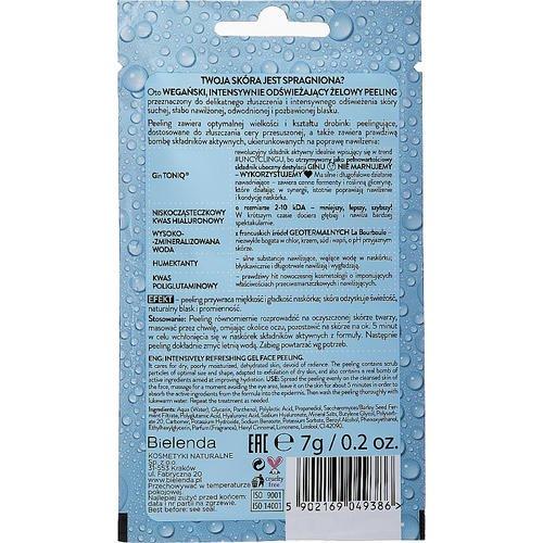 Bielenda Water Balance Refreshing Gel Face Peeling - Освежающий гель-пилинг для лица, 7 г. — изображение 2