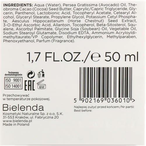 Bielenda Capillary Skin Face Cream - Крем укрепляющий и регенерирующий, ночной, 50 мл. — изображение 3
