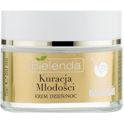 Bielenda Kuracja Mlodosci Cream 60+ - Регенерирующий крем для лица от морщин с муцином улитки, 50 мл. — изображение 2