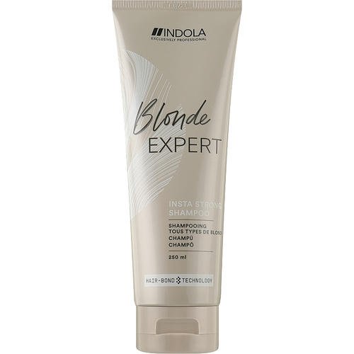 Indola Blonde Expert Insta Strong Shampoo - Восстанавливающий и укрепляющий шампунь для светлых волос, 250 мл. — изображение 2