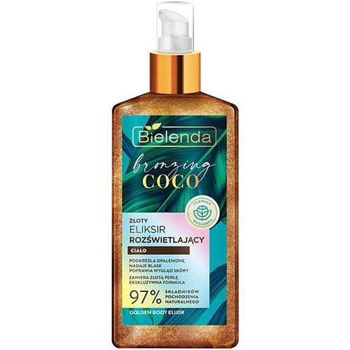 Bielenda Bronzing Coco Golden Body Elixir - Золотистый эликсир для тела, 150 мл.