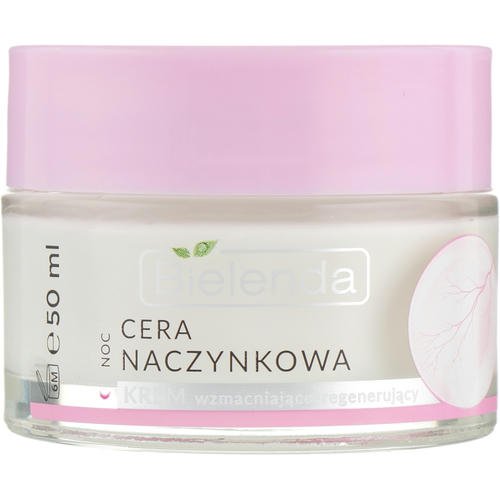 Bielenda Capillary Skin Face Cream - Крем укрепляющий и регенерирующий, ночной, 50 мл. — изображение 2