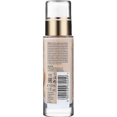 Жидкий тональный флюид с витаминами А + С + Е - Bielenda Make-Up Academie Liquid Foundation With Vitamines, 30 мл. — изображение 2