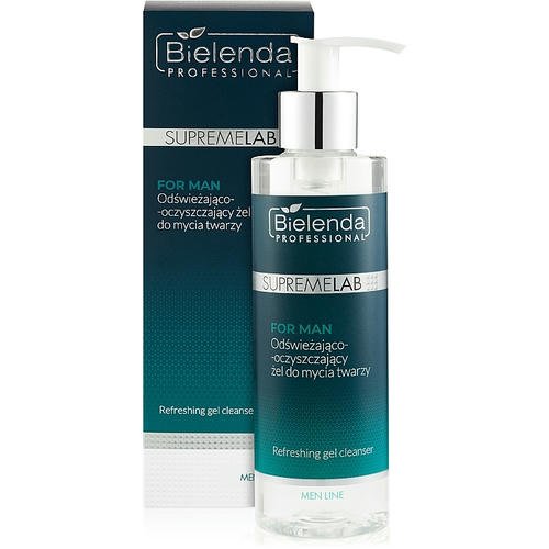 Bielenda Professional SupremeLab For Men Refreshing Gel Cleanser - Освежающий гель для умывания для мужчин, 200 мл. — изображение 2
