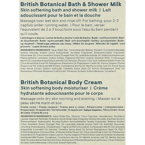 Elemis British Botanicals (b/milk/300ml + b/cr/100ml) - Дуэт для тела "Английский сад" — изображение 4