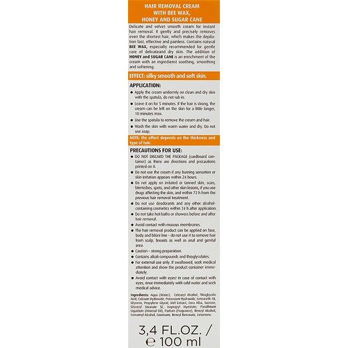 Bielinda Vanity Sugar Hair Removal Cream - Крем для депиляции с пчелиным воском, 100 мл. — изображение 3