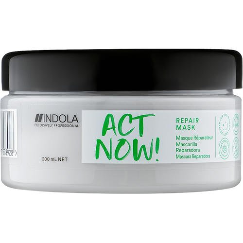 Indola Act Now! Repair Mask - Маска восстанавливающая для поврежденных волос, 650 мл. — изображение 3