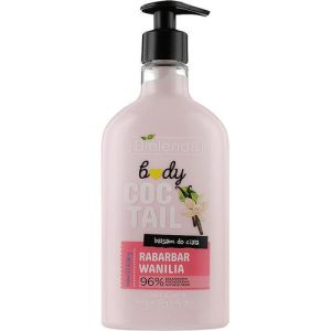 Bielenda Coctail Body Balsam Rabarbar Wanilia - Бальзам для тела "Ревень и Ваниль", 400 мл.