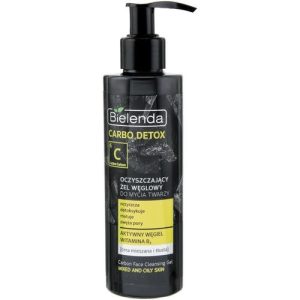 Bielenda Carbo Detox Gel - Очищающий гель для умывания с углем, 195 г.