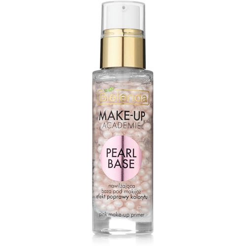 База под макияж, розовая эффект улучшения цвета лица - Bielenda Make-Up Academie Pearl Base, 30 г.