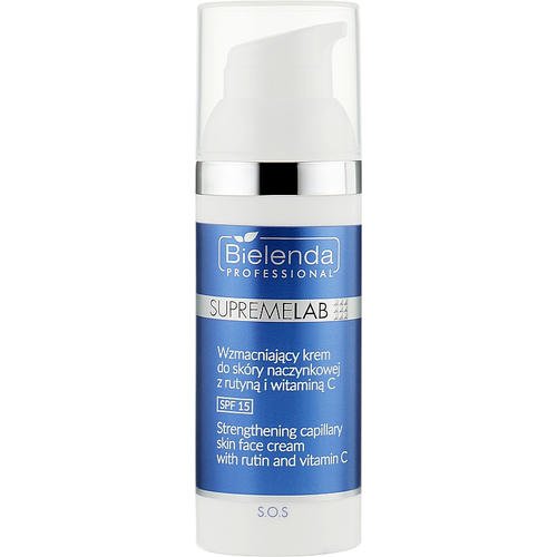 Bielenda Professional SupremeLab S.O.S - Укрепляющий крем для кожи, с рутином и витамином С, SPF15, 50 мл.