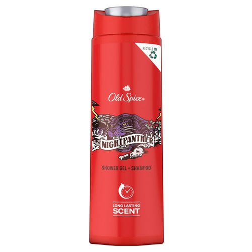 Гель для душа и шампунь `OLD SPICE` NIGHTPANTHER 2 в 1 400 мл