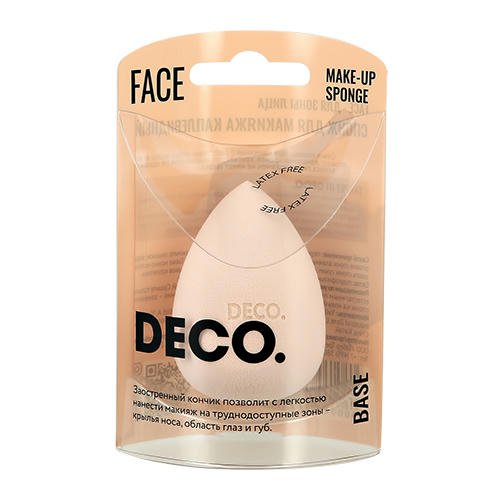 Спонж для макияжа `DECO.` BASE каплевидный (без латекса) — изображение 2
