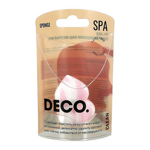Спонж для очищения лица `DECO.` фигурный мини — изображение 2