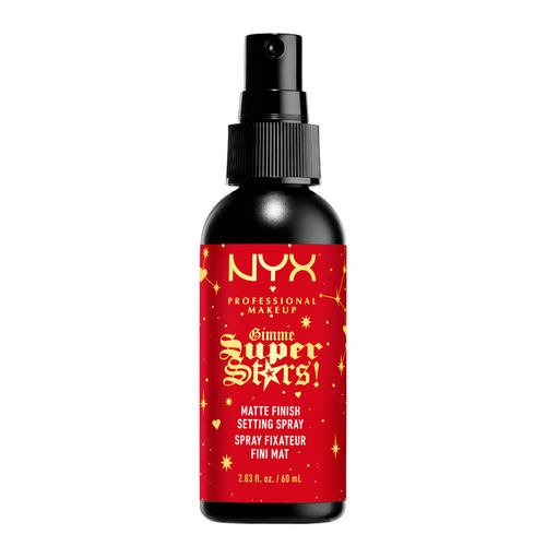 Спрей-фиксатор макияжа `NYX PROFESSIONAL MAKEUP` GIMME SUPER STARS! MATTE FINISH SETTING SPRAY тон 01 60 мл — изображение 3