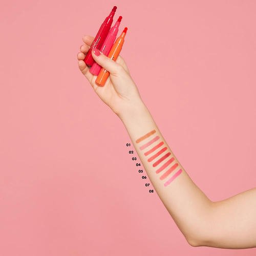 Тинт для губ `DEBORAH` AQUA TINT LIPSTICK тон 07 коралловый красный — изображение 2
