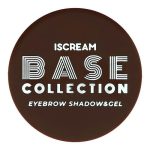 Тени и гель для бровей `ISCREAM` BASE 2 в 1 тон 02 (taupe)