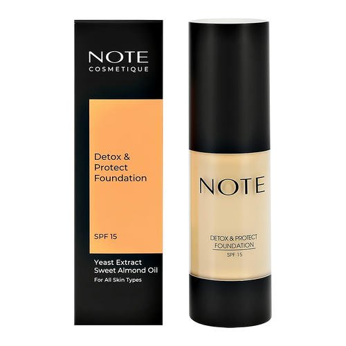 Основа тональная для лица `NOTE` DETOX AND PROTECT FOUNDATION PUMP тон 116 — изображение 3