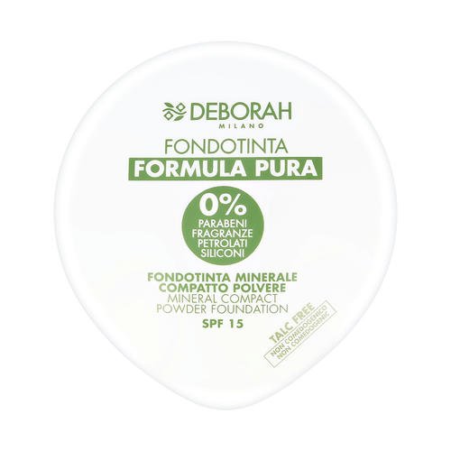 Пудра компактная для лица `DEBORAH` `FORMULA PURA` MINERAL COMPACT POWDER тон 02 — изображение 3