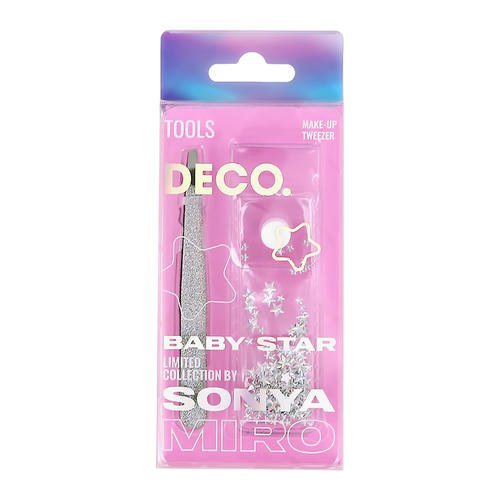 Пинцет для бровей `DECO.` BABY STAR BY SONYA MIRO в чехле — изображение 2