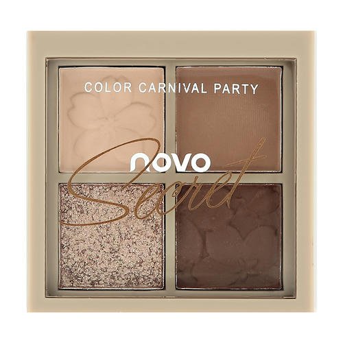Палетка теней для век `NOVO` COLOR CARNIVAL PARTY тон 04 — изображение 3
