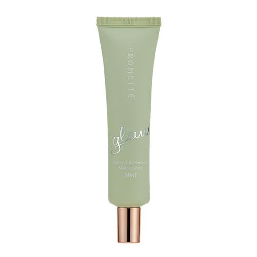 База под макияж `PROMETTE` GLAM ORIGIN RADIANCE MAKEUP BASE маскирующая покраснения тон mint — изображение 2