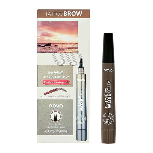 Маркер для бровей `NOVO` TATTOO BROW тон 04