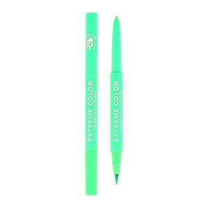 Карандаш-лайнер для глаз `ISCREAM` EXTREME COLOR 2 в 1 (green)