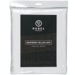 Rebel Barber Crystal White - Пеньюар с неопреновым воротником