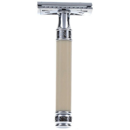 Edwin Jagger Imitation Ivory DE87BL - Т-образный станок для бритья Слоновая кость Хром