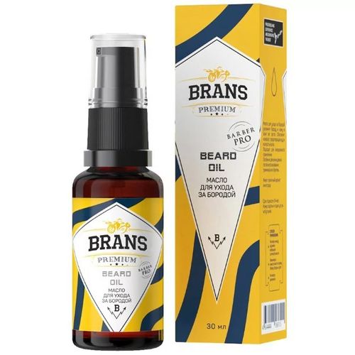 Brans Premium Classic Beard Oil - Масло для ухода за бородой 30 мл — изображение 2