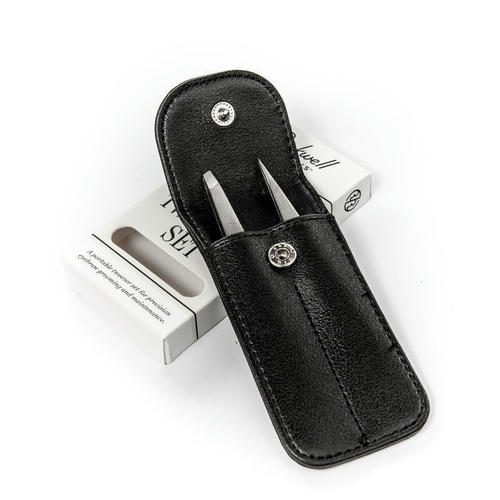 Rockwell Tweezer Set - Набор пинцетов нержавеющая сталь, 2 предмета, чехол