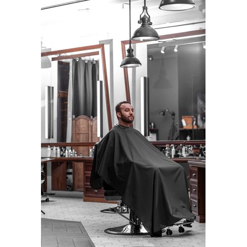 Rebel Barber Dark Obsidian - Пеньюар с неопреновым воротником — изображение 4