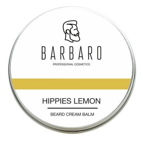 Barbaro Beard Balm Hippies Lemon - Крем - бальзам для бороды Хиппи - Лимон 50 гр