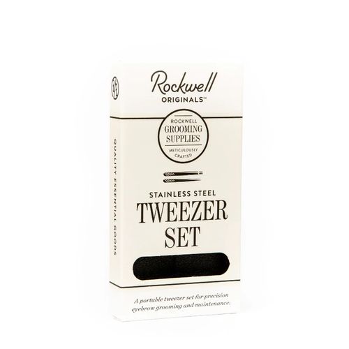 Rockwell Tweezer Set - Набор пинцетов нержавеющая сталь, 2 предмета, чехол — изображение 3