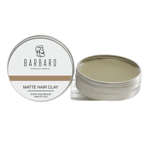 Barbaro Matt Clay - Матовая глина для укладки волос 100 гр — изображение 4
