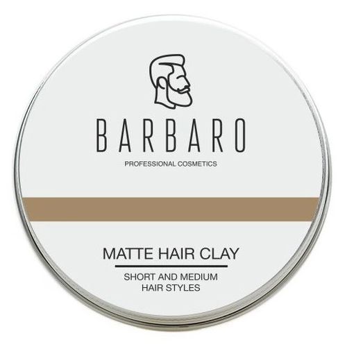 Barbaro Matt Clay - Матовая глина для укладки волос 100 гр — изображение 2