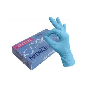 Перчатки нитрил MediOk M голубые