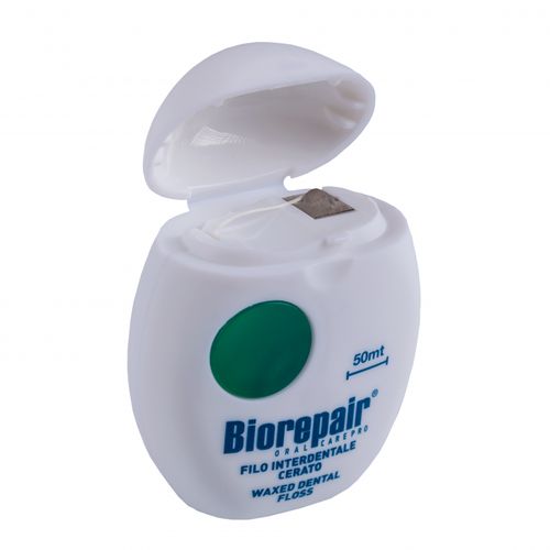 Биорепейр Зубная нить с воском комплексная защита Waxed Floss, 50м (Biorepair, Уход за зубами) — изображение 3